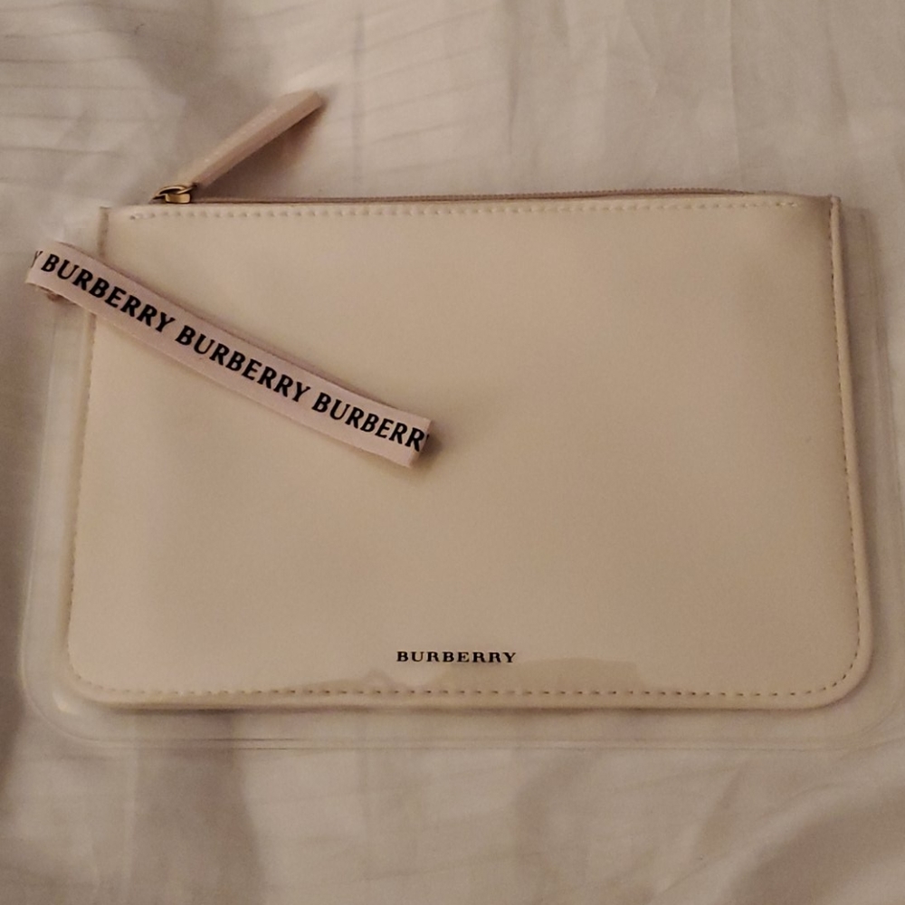 Burberry Makeup Clutch Purse Light Pink